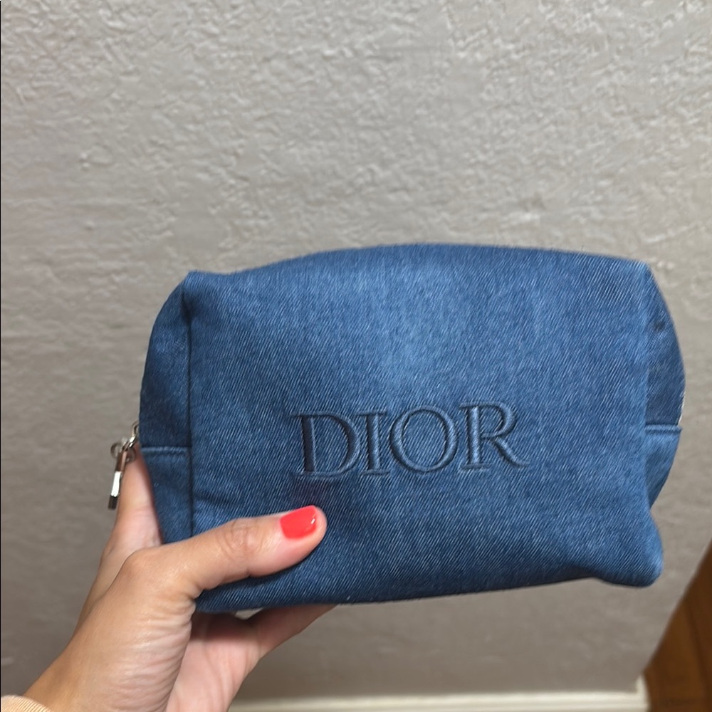 Dior Denim Blue Pouch